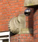 Een wat onduidelijke gevelbeeld.
<br/>
Marcel Westhoff, 2018-01-01